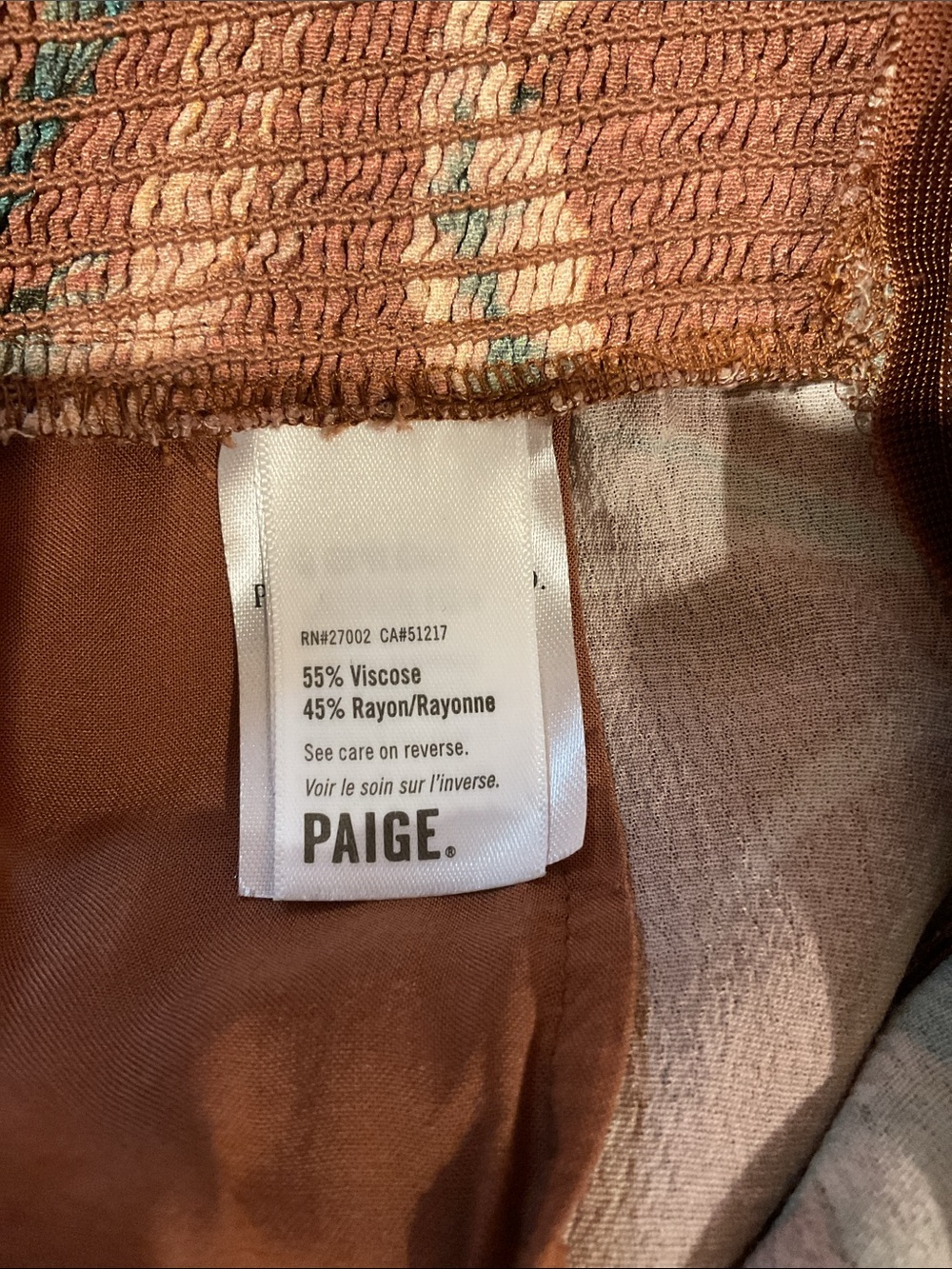 Paige Portland Jumpsuit in Mocha Size 10* - Picture 10 of 10